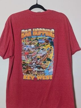 Key West Florida bar hopping t-shirt